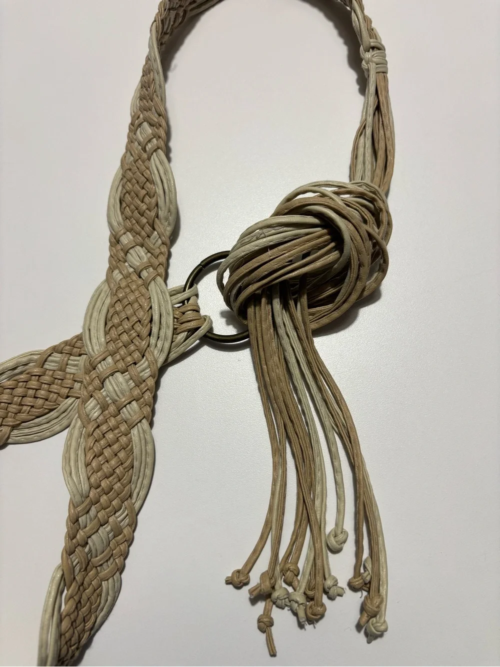 Boho Indie Festival Woven Fringe Belt